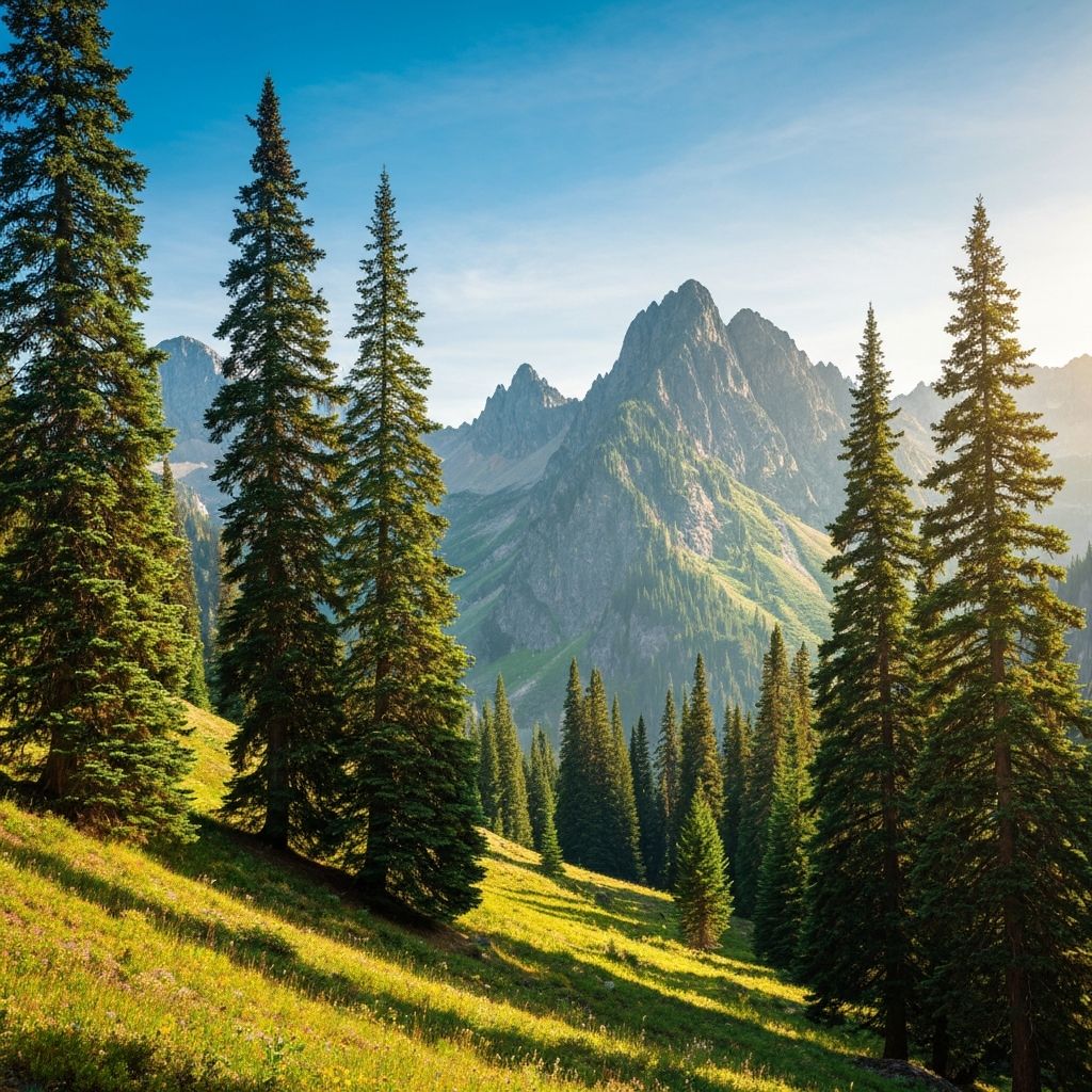 Majestic mountains and forest landscape representing the Pacific Northwest spirit of MovementPNW